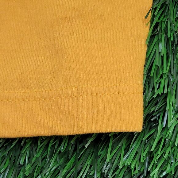 USN US Navy Shirt S/M 19x25 Yellow Spellout - Picture 11 of 13